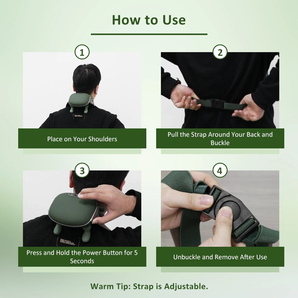Zelphera™ Deep Relief Neck & Shoulder Massager